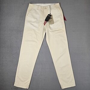 Alpha‎ Industries Fatigue Pants Mens 30x32 Army Field Limestone Beige Twill NWT